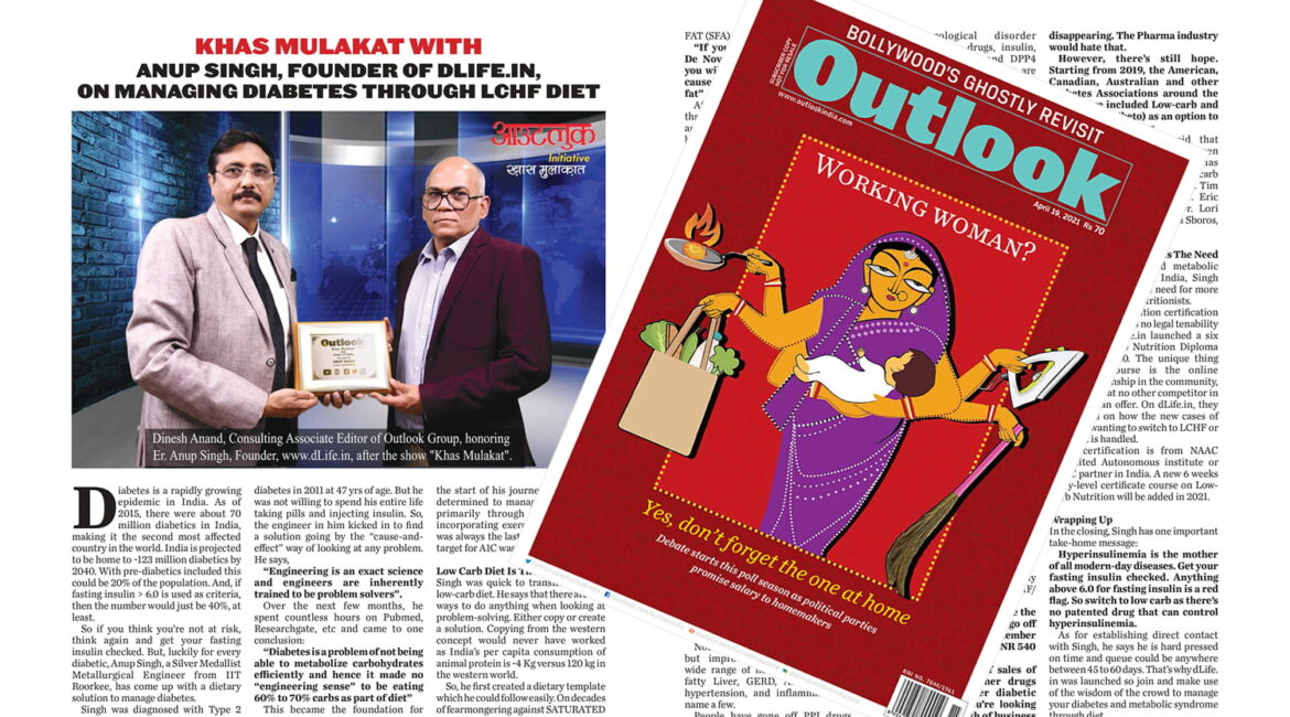 Outlook English Anup Singh 19 April 1170x650 - Outlook English Magazine dLife.in Coverage In April 19, 2021 Issue