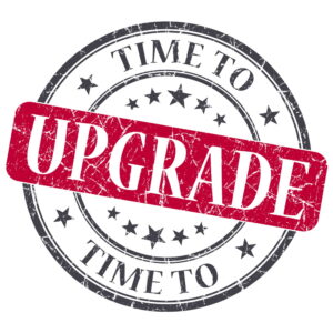 upgrade now 300x300 - Time to upgrade red grunge textured vintage isolated stamp